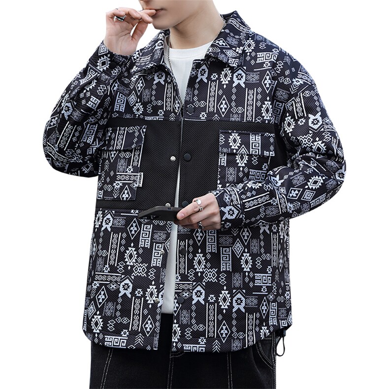 2023-403-2-JK3005-P85抖音精品质款夹克外套翻领印花青少年-,男装夹克,星座1018-1​