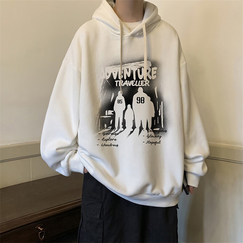 8XL连帽卫衣男大码胖子帽衫大号运动服WY2374-P35图片