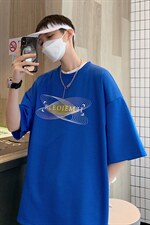 2025夏季港风休闲oversize宽松印花T恤B266-DX12-P30，男装T恤，星座B257-1