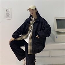 518-J秋季中性夹克男女外套韩版港风潮流百搭，男装夹克，星座507