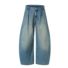 潮流宽松牛仔裤潮牌高街休闲裤A161-K5040-P63108元，男装牛仔裤，电商A161