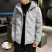 短款羽绒服2019新品冬季潮流连帽男青年外套DS575T，男装羽绒服，电商A102