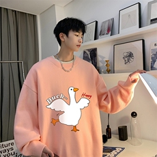 控78假两件毛衣男大码加绒针织衫男毛线衣M80273-P55加绒P70，男装针织衫/毛衣，电商A040