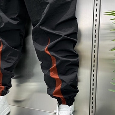 户外速干运动裤男夏季薄款拼接休闲裤时尚百搭痞帅九分束脚哈伦裤，男装休闲裤，星座601-2