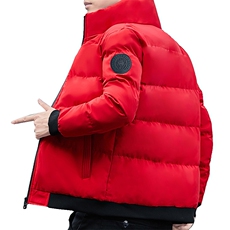 棉衣男2024冬季加厚外套棉袄潮牌短款工装面包羽绒棉服MY947-P35，男装棉衣，星座1402-1