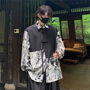新中式长袖套装TZ88797P90衬衫CS88799P45控78裤子88798P45控68图片