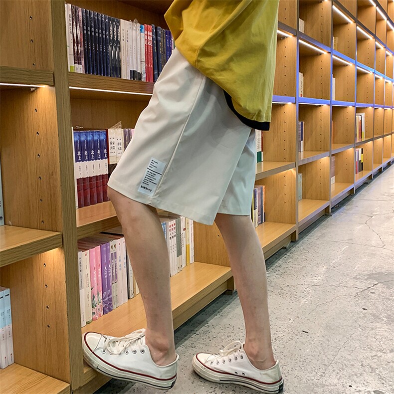 DK39045-P15 港风休闲短裤男士大码运动五分裤男中裤男马裤 港风图片