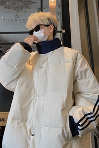 ！2025秋冬男士立领棉衣撞色潮牌棉服MY200特P75图片