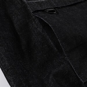 jk817-p95-限价128 白底牛仔夹克肥仔秋款量足印花大码图片
