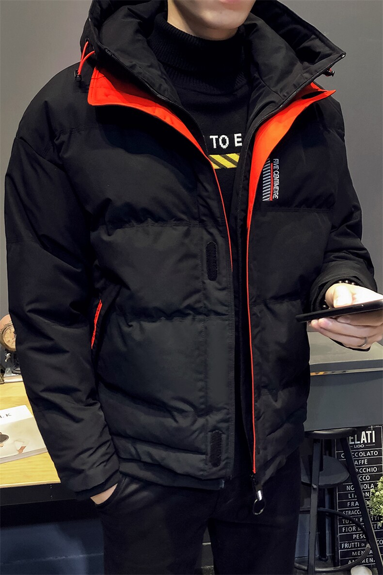 工装棉衣男韩版潮流连帽棉服棉袄帅气冬季短款外套DS310T,男装棉衣,电商A102