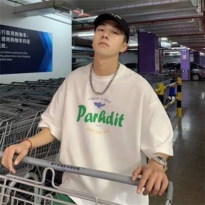 简约2026夏季新款圆领休闲五分短袖圆领男装网红时尚夏装上衣百搭，男装T恤，星座218-8