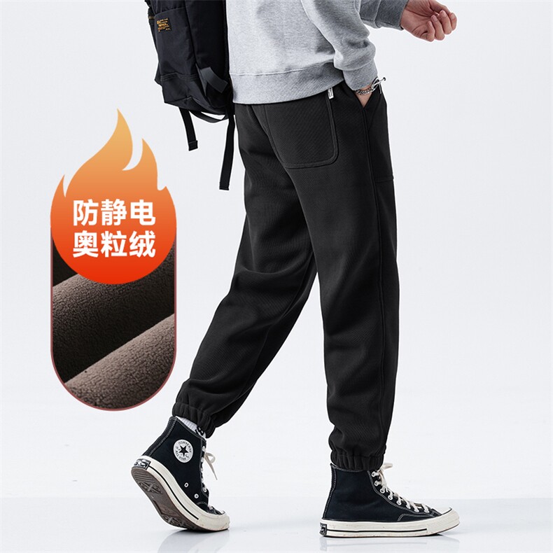 A178-1DY527AP85奥粒绒秋冬季美式休闲卫裤,男装休闲裤,电商A178-1