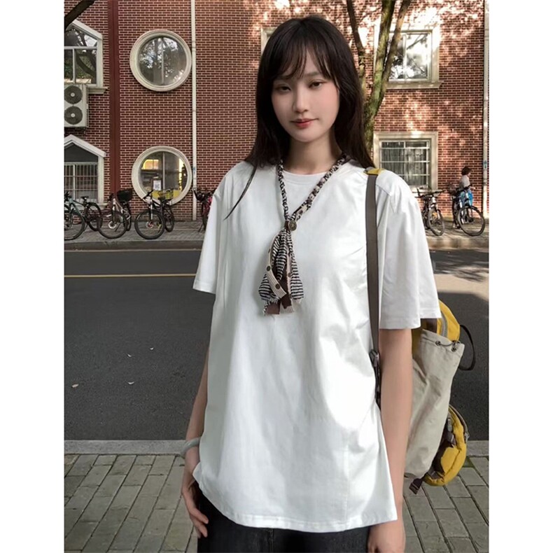 夏季美式解构cleanfit古冻绿速干冰感短袖T恤货号TX25179特P19图片