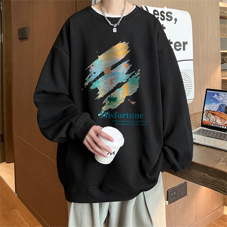 抖音得物供货可提供视频2024春季新款重磅美式卫衣DY5628,男装卫衣,电商A486