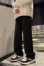 XZ616春季新款百搭微喇休闲牛仔伐木长裤TY2402P65控78，男装牛仔裤，星座512A（原616）