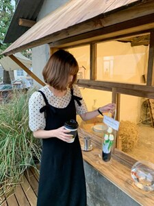 夏季两件套连衣裙图片