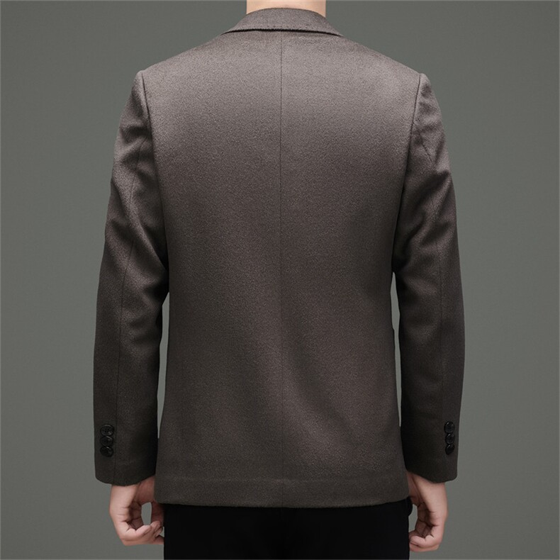 【皮尔卡丹专版】主推高端男装手工绵羊毛双面呢西服外套,男装西服,钱塘723
