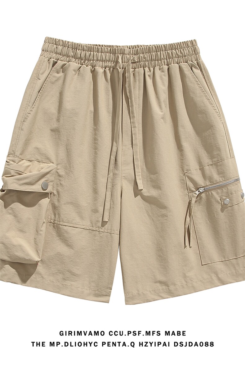 白底超电商A188-DK2001-TP48100聚酯纤维夏季宽松休闲短裤控80,男装休闲裤,电商A188