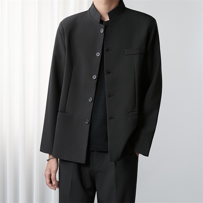 1506-1/GW220/P60新中式中山装纽扣西服夹克男装,男装夹克,星座1506A