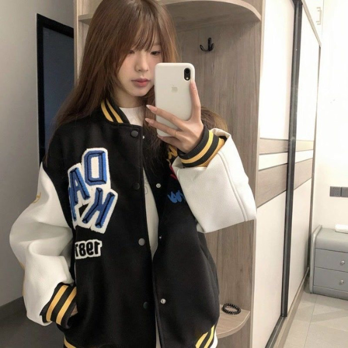 5316-P70高质量原版做工面料休闲棒球服外套男女同款，女装卫衣/绒衫，星座617A-2