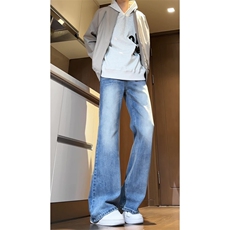 现货美式水洗微喇裤男女牛仔裤XZ610A-KZ8972，男装牛仔裤，星座610A
