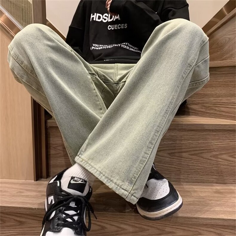 牛仔裤男秋季潮大码休闲裤子高街CT304P45,男装牛仔裤,星座1116-2