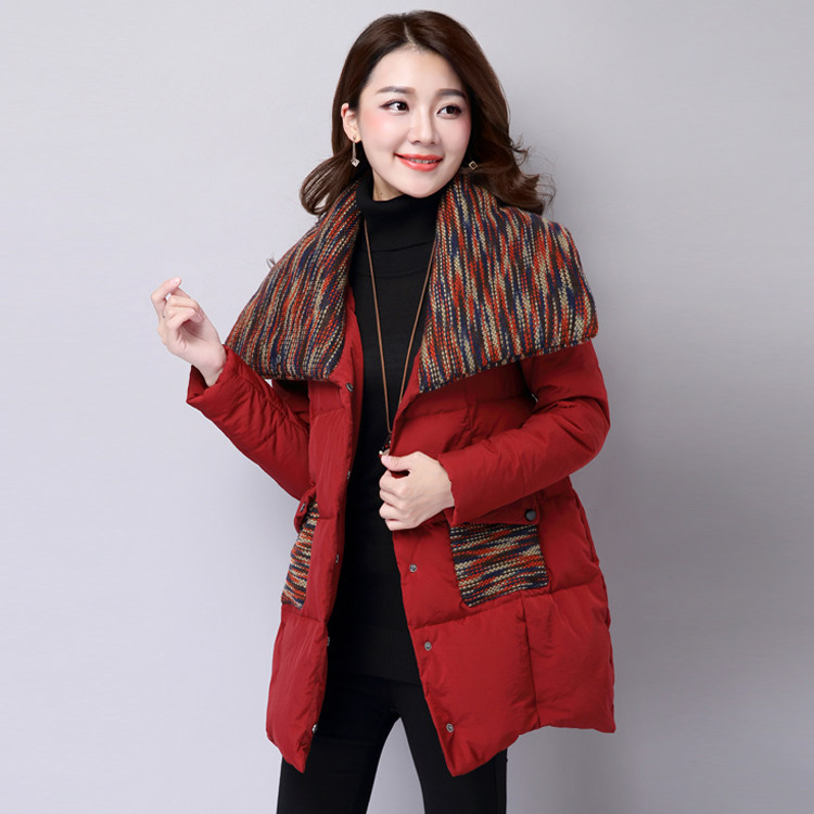 棉衣/棉服百搭气质修身显瘦甜美清新可爱韩版长袖中长款口袋2020年冬季,女装棉衣/棉服,独衣靓