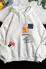 WY2121-P35加绒款-P40纯棉连帽卫衣男大码运动帽衫宽松薄，男装卫衣，电商A040