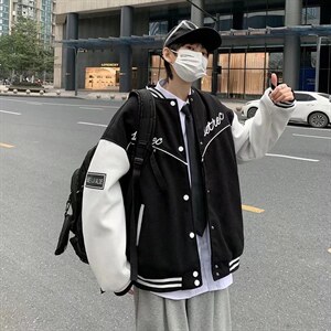 潮流夹克潮男春季棒球服J7328P55图片