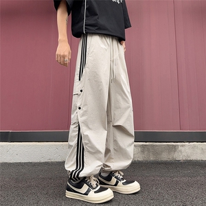 美式工装裤抽绳束脚冲锋裤男户外机能风登山运动休闲裤K0579-P43图片
