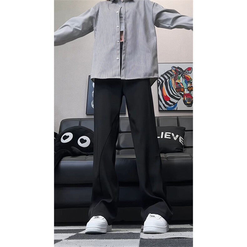 大货~春季褶皱垂感显瘦西装休闲长裤男K315-P45（主推差价大）,男装休闲裤,星座1004-3