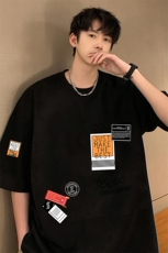 麂皮绒短袖t恤男大码半袖男JD82121-P25，男装T恤，电商A040