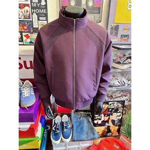 高品质春装新款老钱风美式高街解构立领棒球服飞行夹克潮休闲外套图片