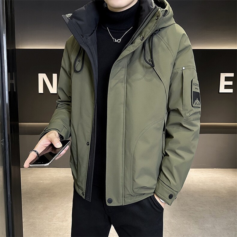 店主风2024年连帽重工机能潮流羽绒服男YR6033-P235控298,男装羽绒服,电商D240-242