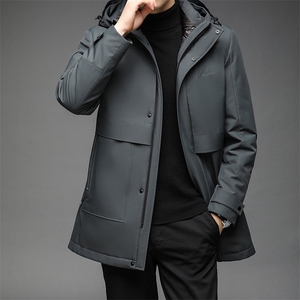 B21156钱塘2020-3可脱卸内胆男士精品90灰鸭绒羽绒服P330图片