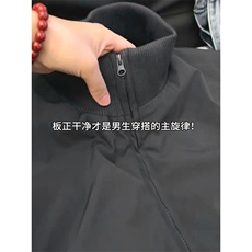 现货美式高街休闲夹克冬季三防立领纯色户外工装加厚棉服外套，男装夹克，电商A486