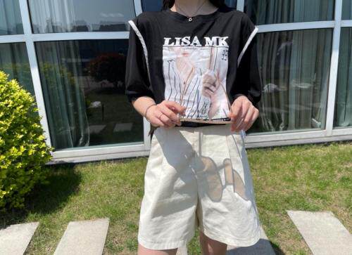 天丝棉小衫，女装，橙色恋人