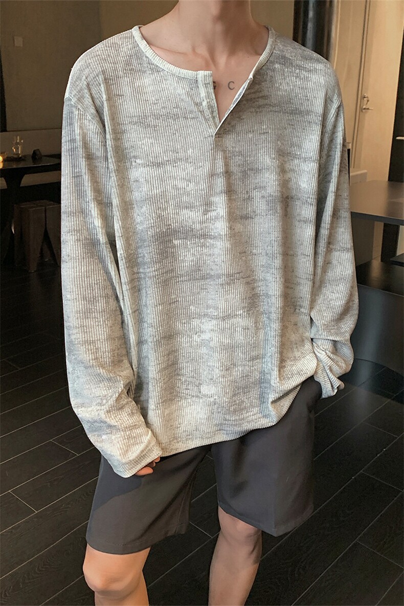 夏季休闲防晒皮肤衣C6079-TP3558复古休闲慵懒风扎染上衣男,男装卫衣,电商A102
