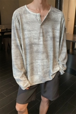 夏季休闲防晒皮肤衣C6079-TP3558复古休闲慵懒风扎染上衣男，男装卫衣，电商A102