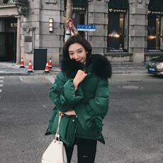 现货主推不对称下摆喇叭袖2色棉衣8218-J1623，女装棉衣/棉服，卡莱