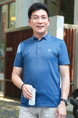 衬衫领半袖t恤男有带领2023夏季新款体恤男士商务休闲翻领polo衫，男装Polo衫，电商B212（原钱塘6029）