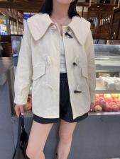 【现货】2021秋季新品韩版牛角扣款，其它，蓝典