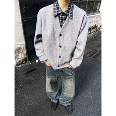韩系假两件新款潮流拼接衬衫外套男女春秋日系开衫针织懒惰风毛衣，男装针织衫/毛衣，星座506A