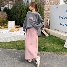 现?货?春款慵懒休闲卫衣两件套2D151-2506-P165-K248，女装套装/套裙，2D151