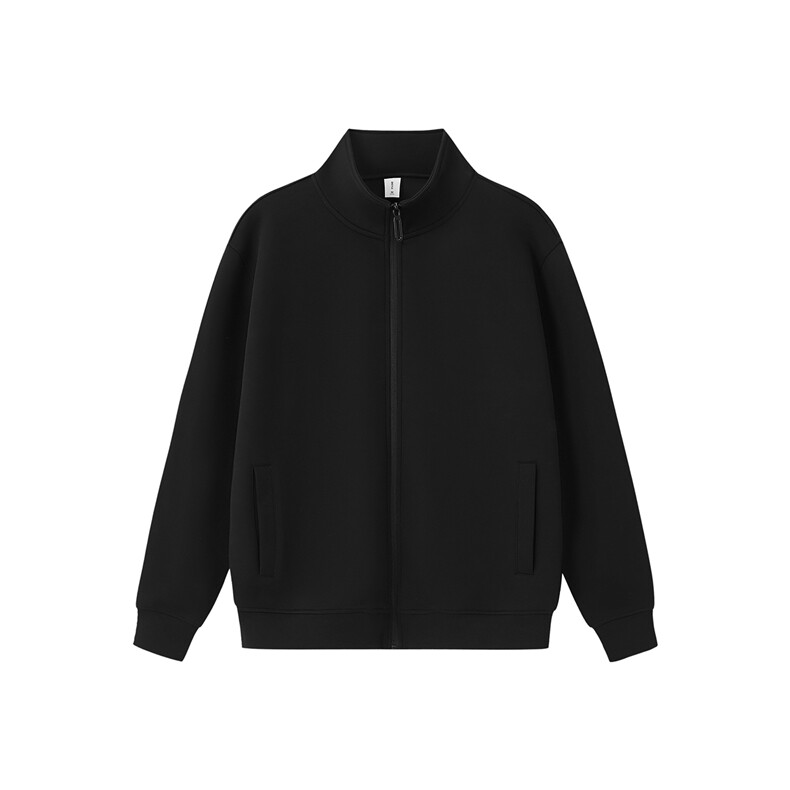 重磅420克boxy短款立领拉链开衫卫衣液态棉不变形外套男D9897-P65，女装短外套，星座610B-1