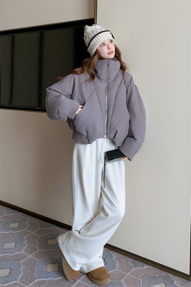现主推2025冬季新款90白鸭绒灰色宽松显瘦羽绒服女1532-P315K439,女装羽绒服,欣美人