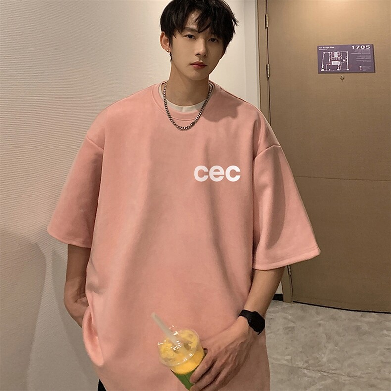 麂皮绒短袖t恤男大码半袖男JD82294-P25,男装T恤,电商A040