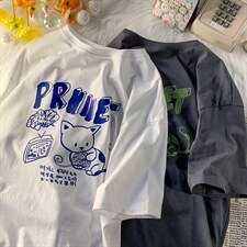 高点击中性风纯棉短袖t恤夏季宽松半袖416B-1-D102-P25限39，男装T恤，星座416B-1