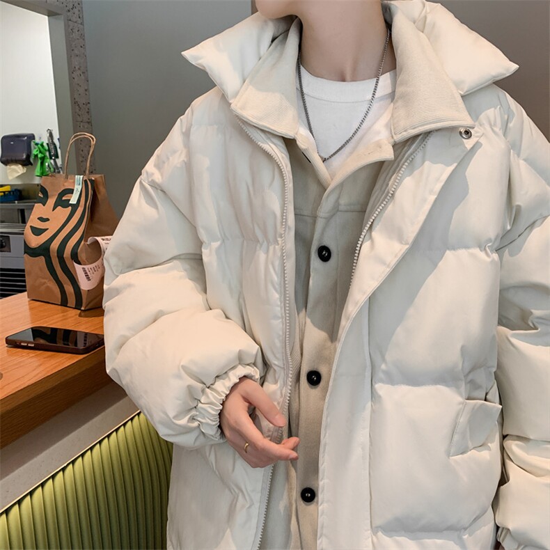 ！2024冬季新款男士假两件棉服加厚保暖棉衣外套MY1248特P85图片