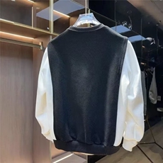 港风秋款男假两件卫衣贴标背心宽松外套wy0019P35，男装背心/马甲，星座1013-1